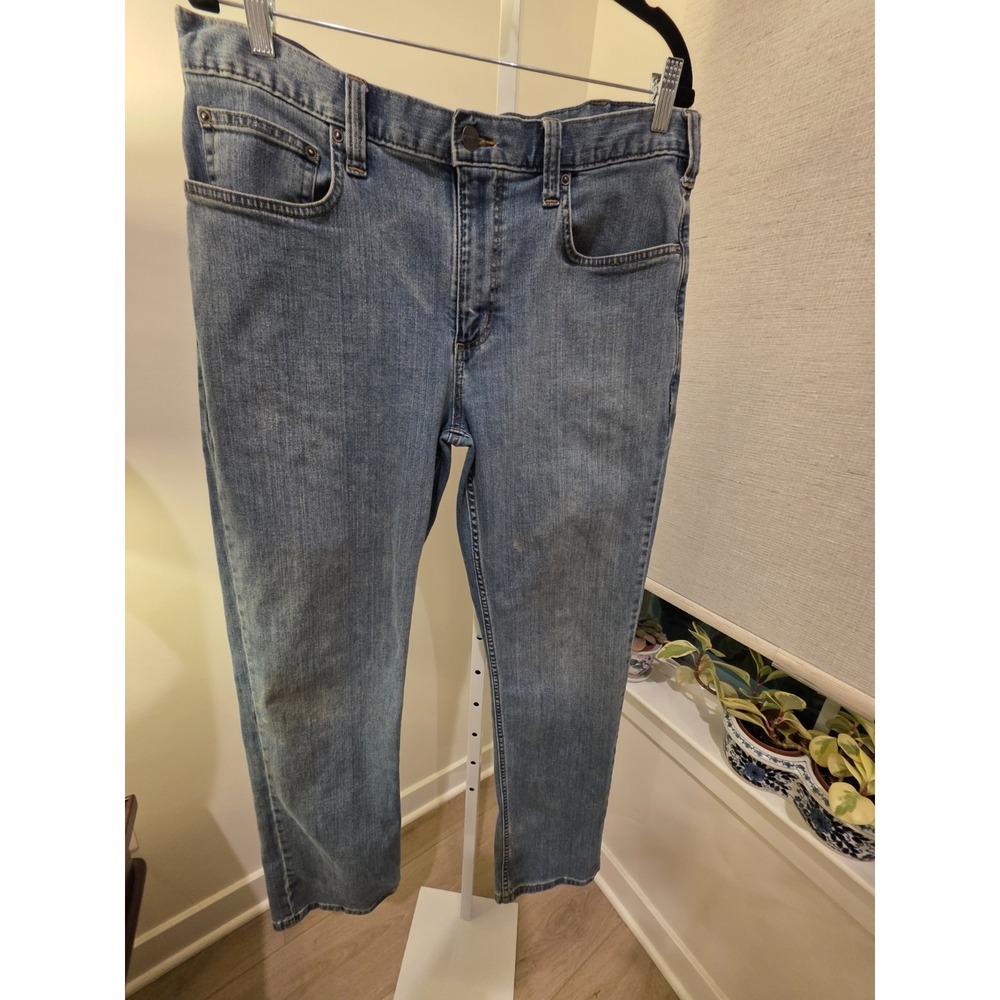 Carhartt Mens Jeans Size 34x32 Relaxed Fit Straight Leg Denim Workwear Pants